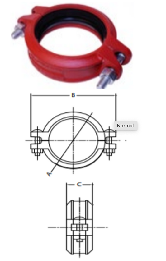Roll Groove Flexible Coupling